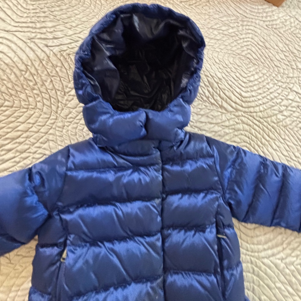 Polo Ralph Lauren Shimmering Klein Blue Puffer Coat
